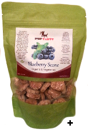 Vegetarian Blueberry Dog Treat